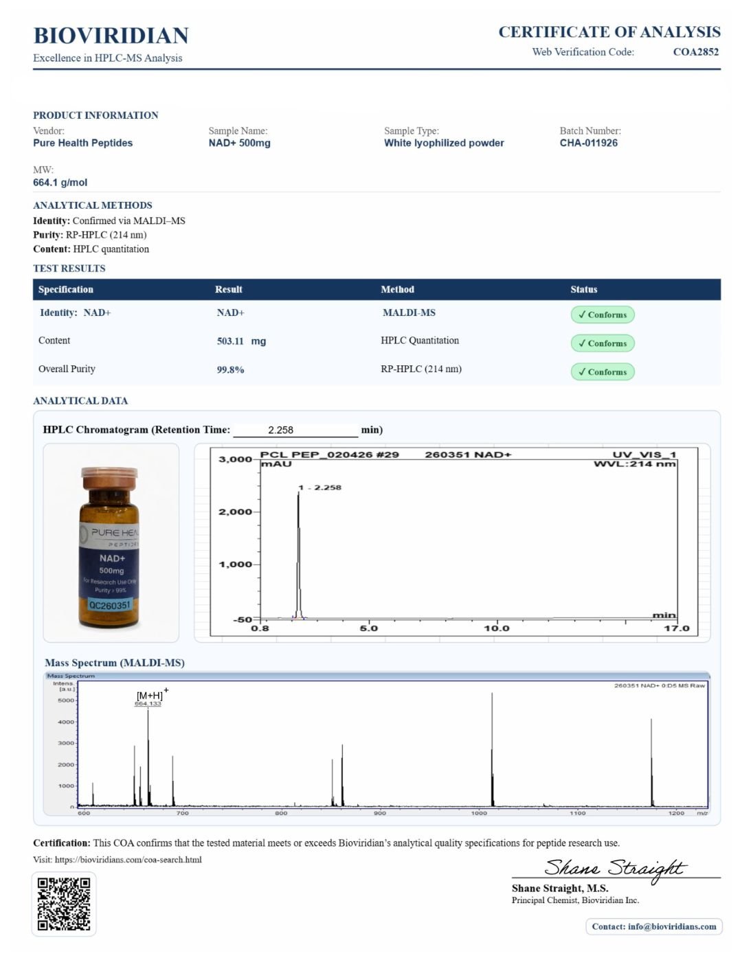 NAD+ Nicotinamide Adenine Dinucleotide research compound
