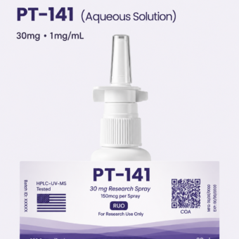 PT-141 bremelanotide cyclic research peptide aqueous formulation