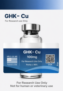 GHK-Cu copper tripeptide research peptide for laboratory research