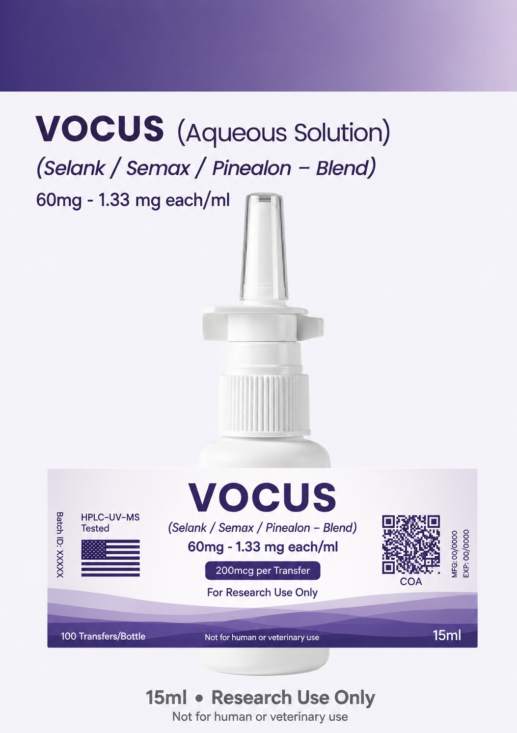 VOCUS research peptide blend